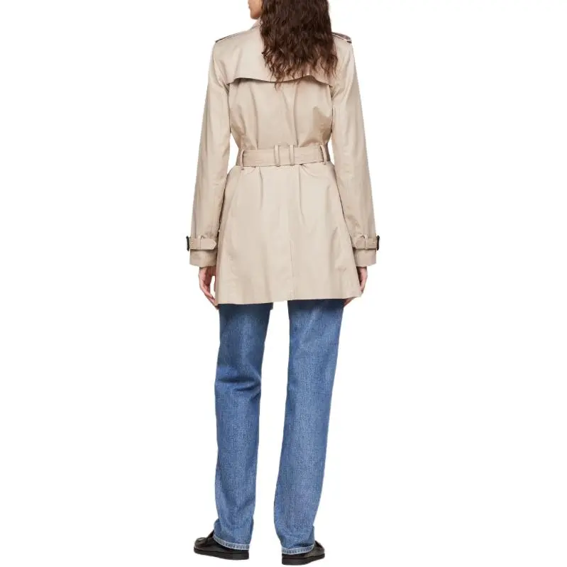 Tommy Hilfiger Trench Coat Women's Beige-4