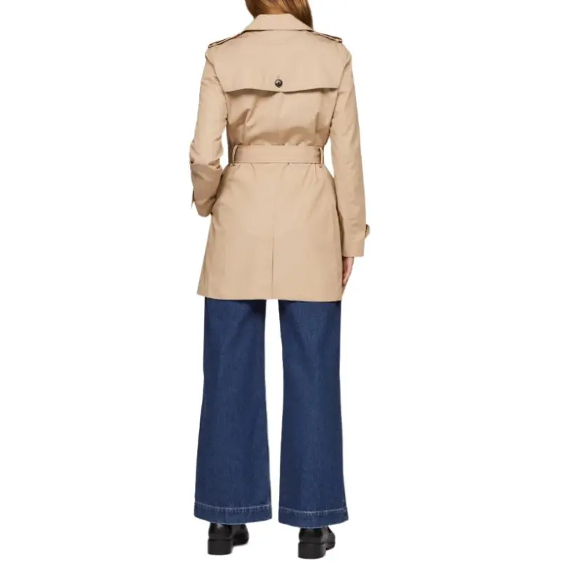 Tommy Hilfiger Trench Coat Women's Beige-6