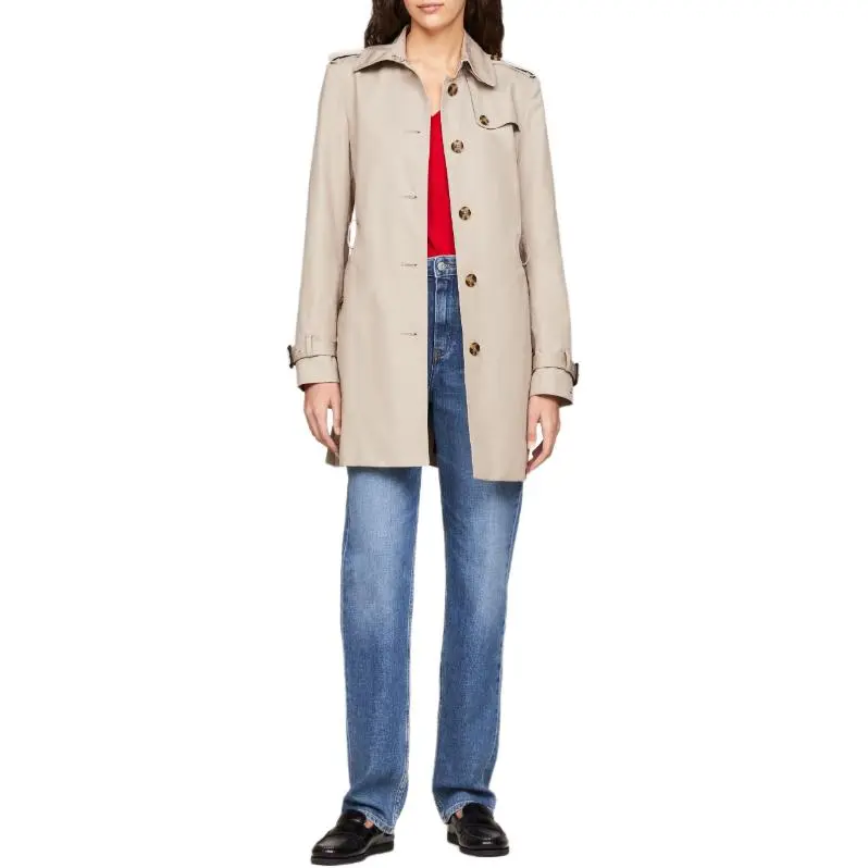 Tommy Hilfiger Trench Coat Women's Beige-5