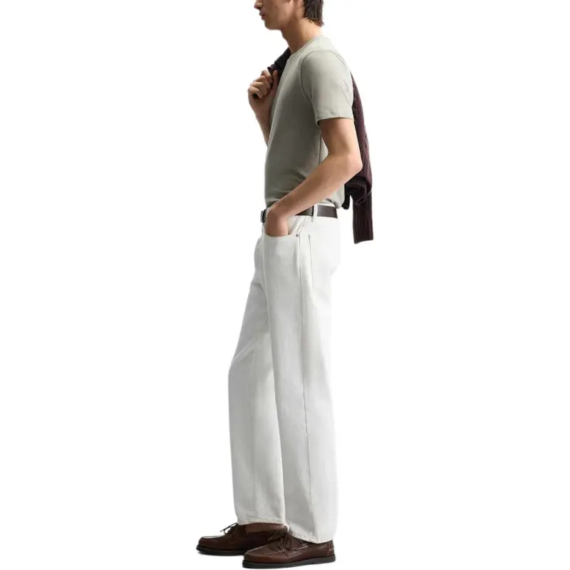 ZARA T Shirts Men Light Mink-3