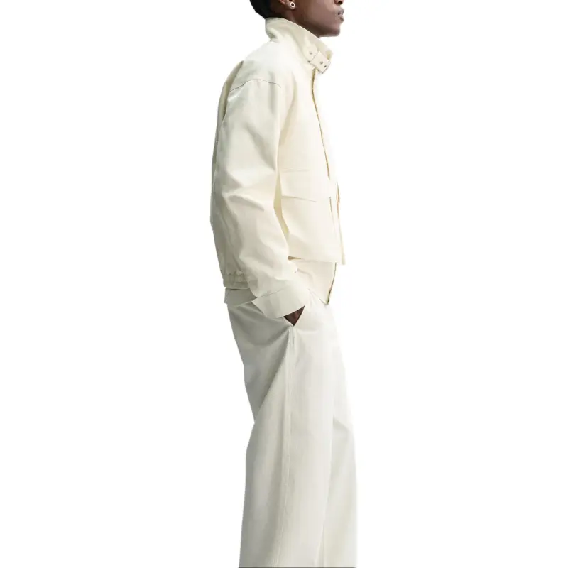 ZARA Jackets Coats Men's Frosted White-4