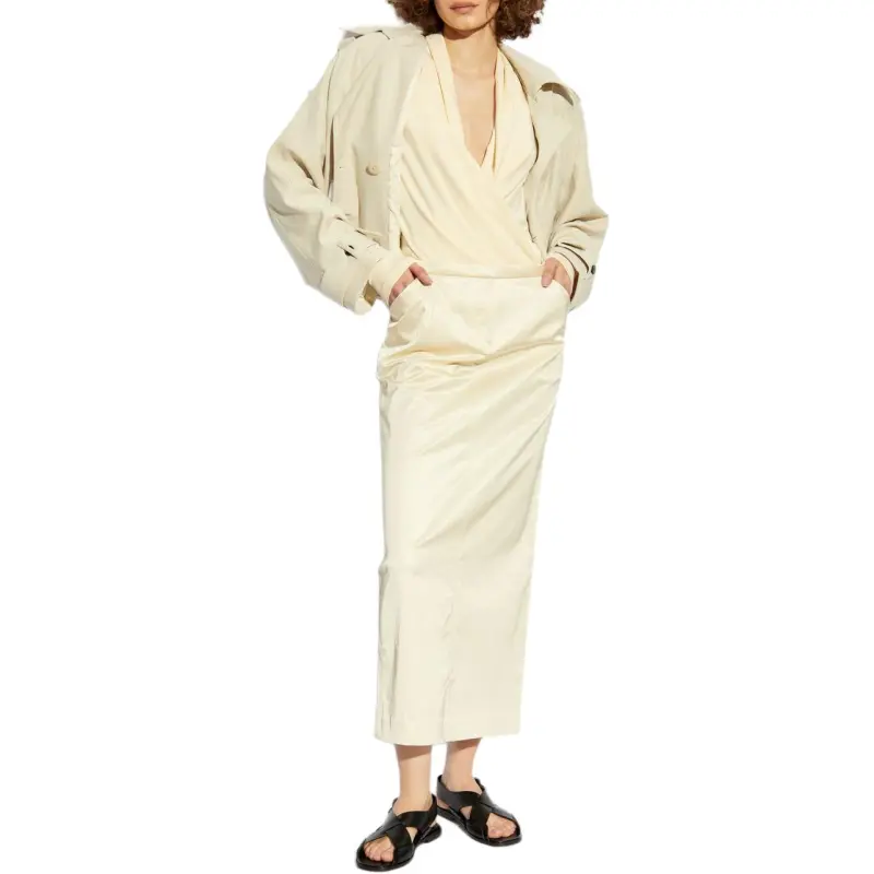 TOTEME Straight Midi Skirt-2