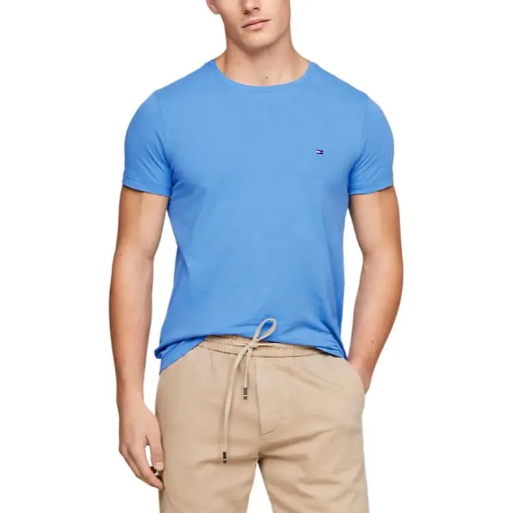 Tommy Hilfiger Logo embroidered Cotton T shirt-1