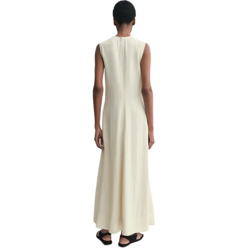 TOTEME SS25 Sleeveless Dress Women's Beige Yellow-2