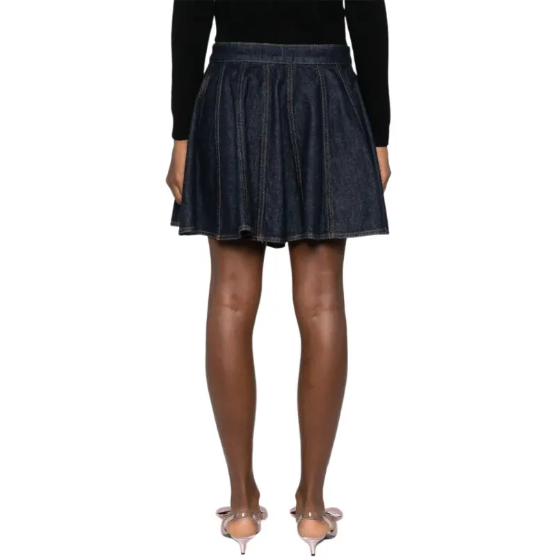 MSGM Denim Mini Skirt-1