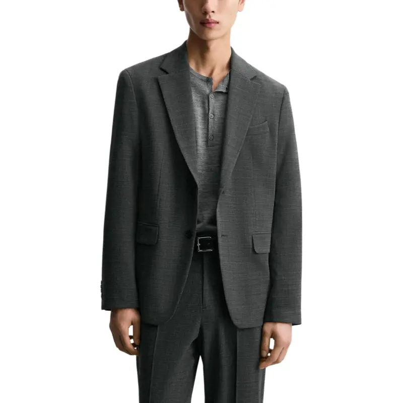 ZARA Business Suit Men's Dark Gray-2