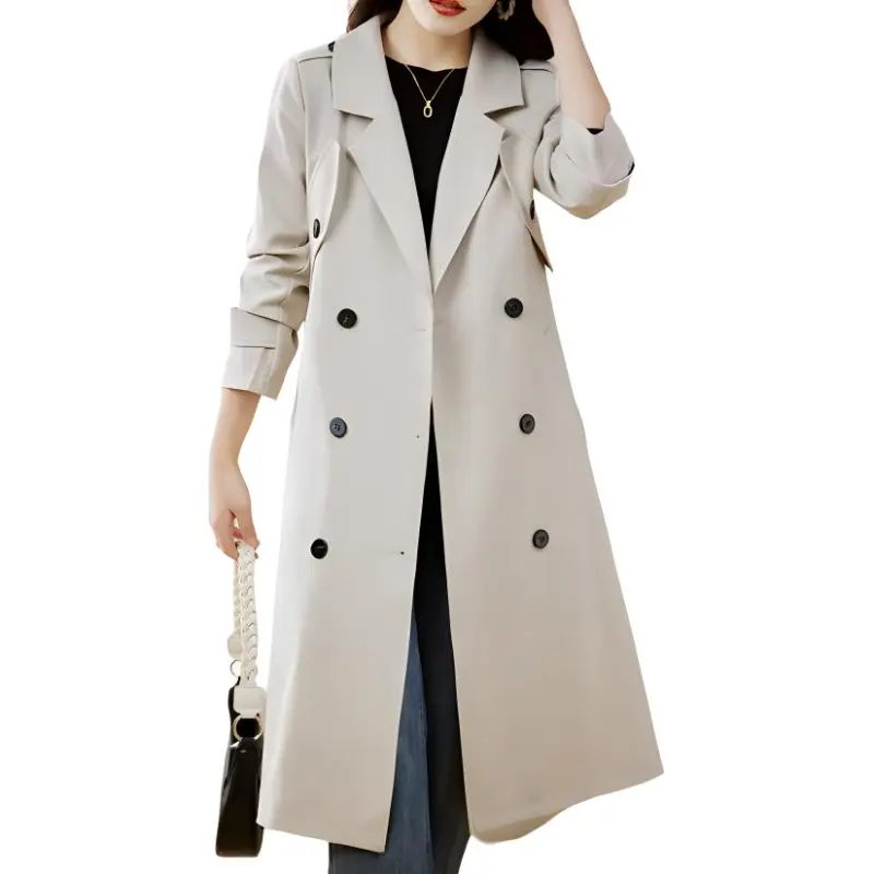 Yi Mengyuan Trench Coat Women's-3