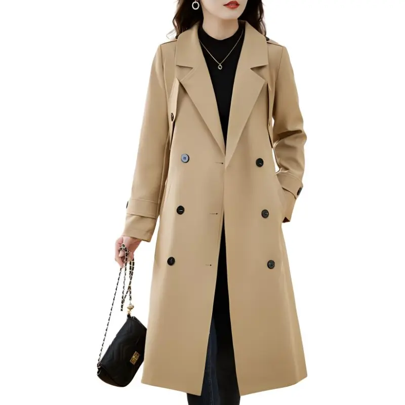 Yi Mengyuan Trench Coat Women's-7