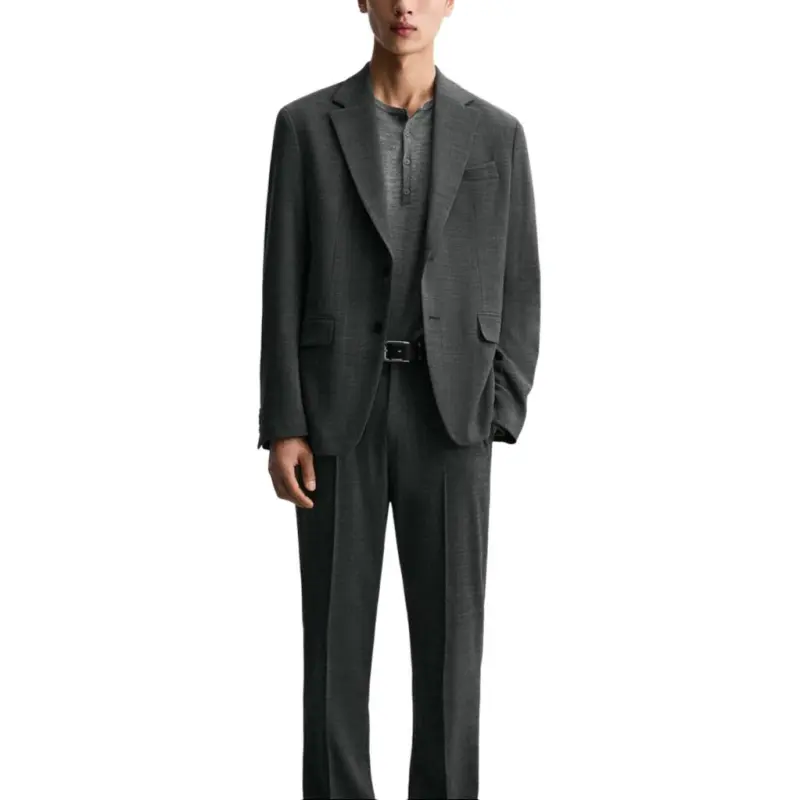 ZARA Business Suit Men's Dark Gray-4