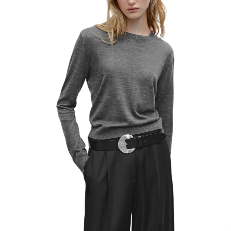 Massimo Dutti Knitwear Women's Gray-2