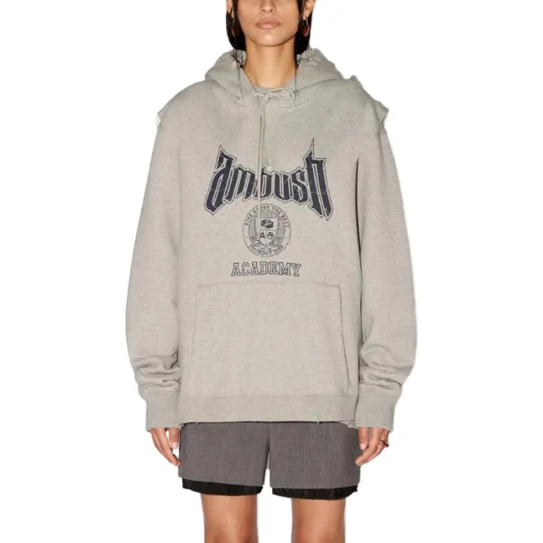 AMBUSH Convertible Logo-print Hoodie-3