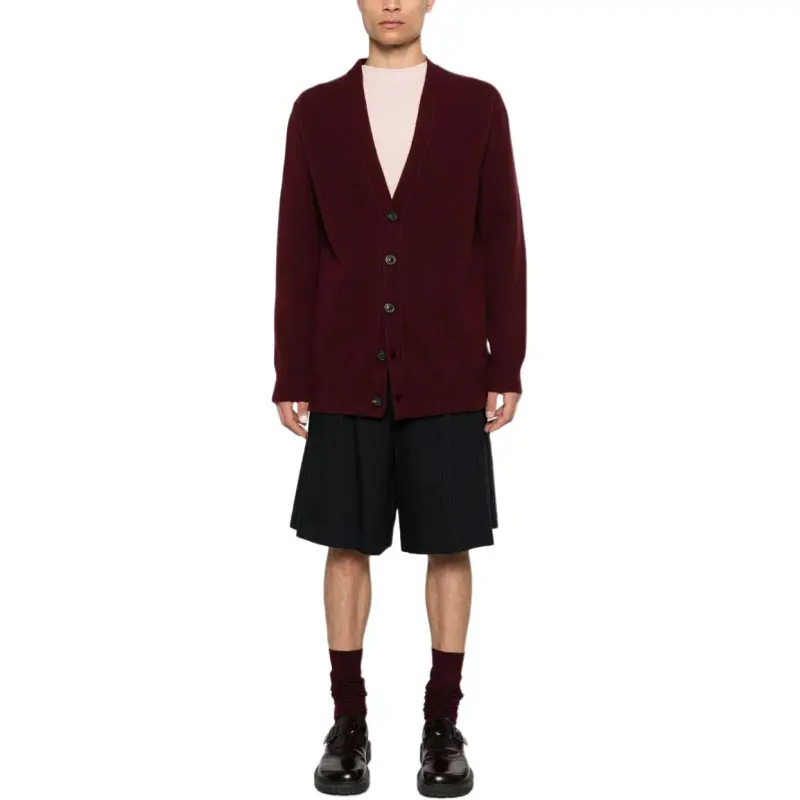 Maison Margiela Washed Wool Cardigan-3
