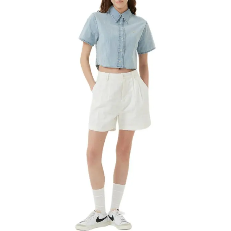 Lee Shirts Women's Light Blue-3