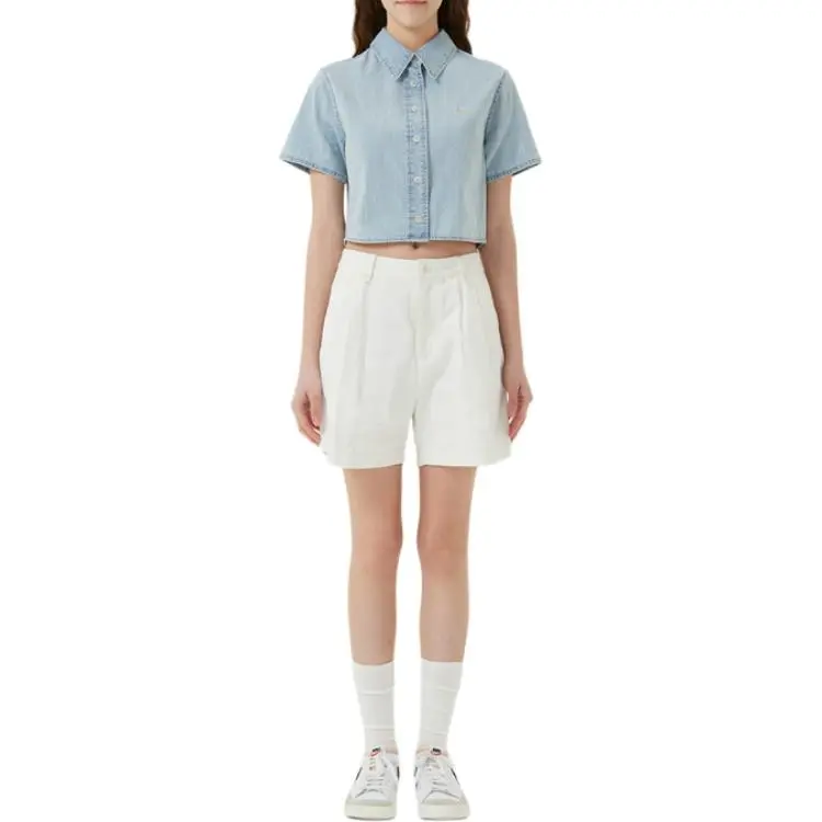Lee Shirts Women's Light Blue-4