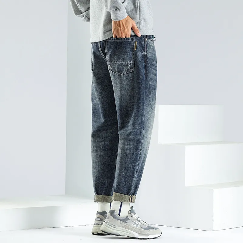 FAIRWHALE Jeans Unisex Denim Blue-3