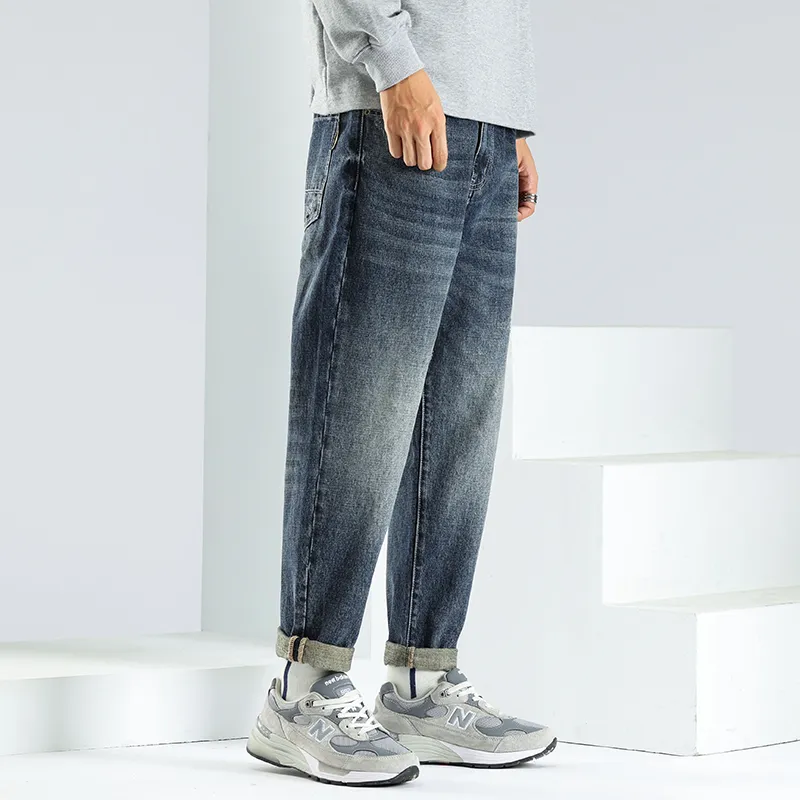 FAIRWHALE Jeans Unisex Denim Blue-4