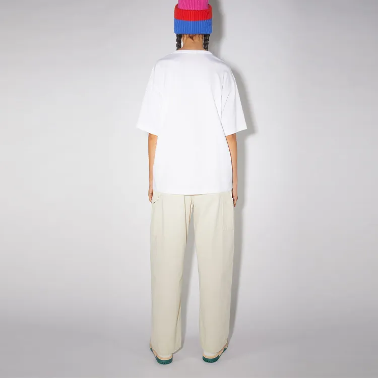 Acne Studios Face Logo Patch Crewneck T Shirt-3