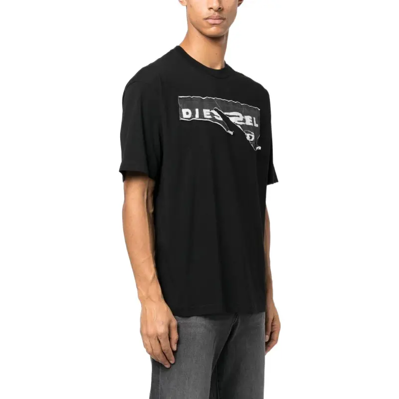 DIESEL T Shirts Men Black-2
