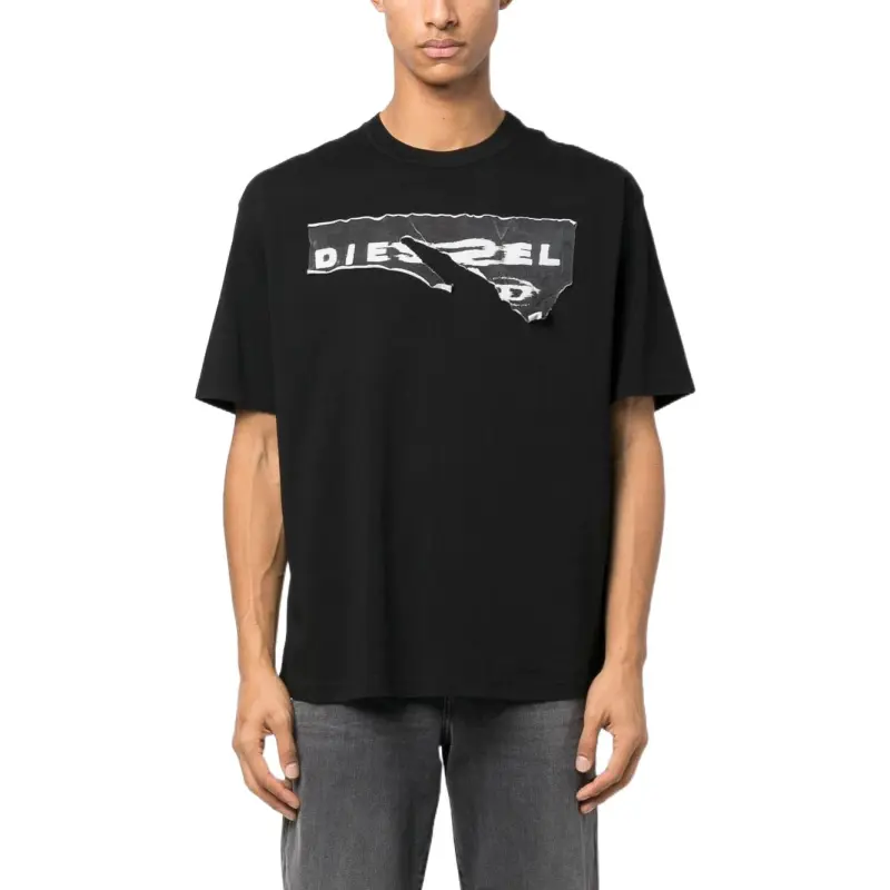 DIESEL T Shirts Men Black-1