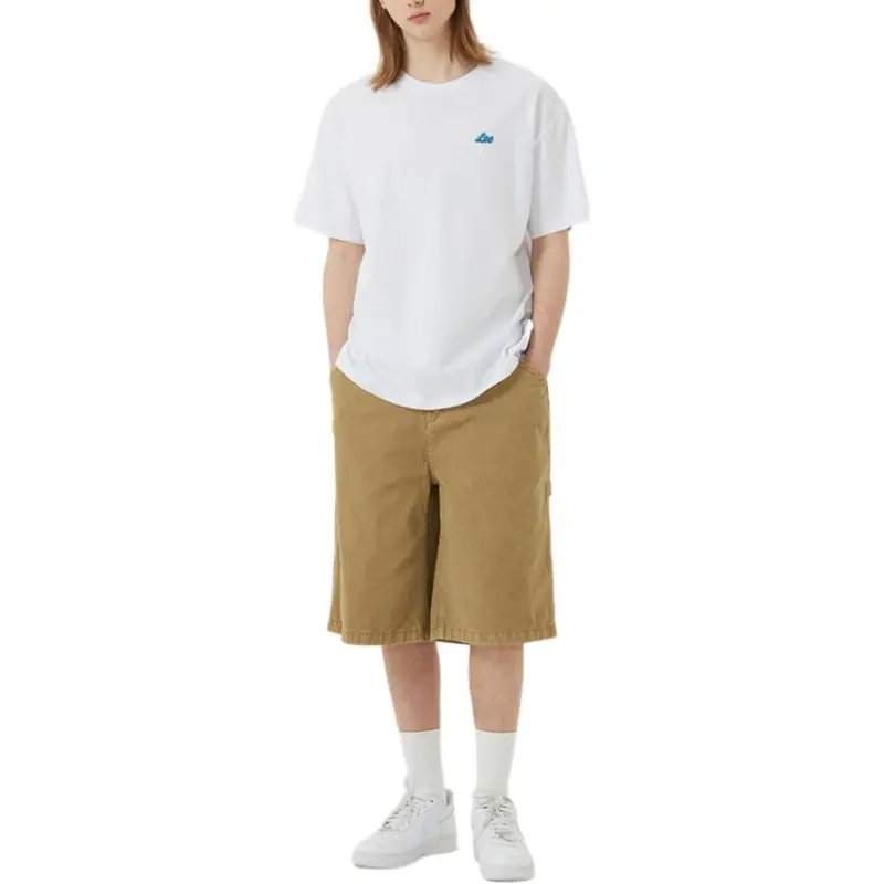 Lee Denim Shorts Men Beige-3