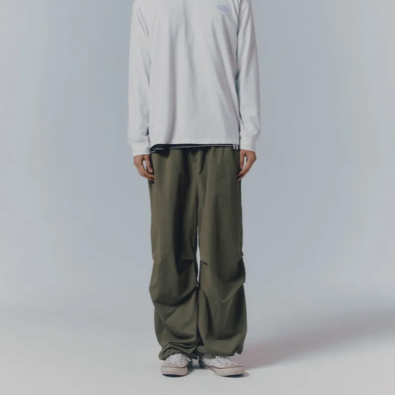 Mmlg SS25 Casual Pants Unisex Khaki-3