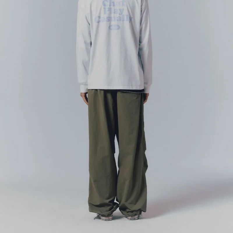Mmlg SS25 Casual Pants Unisex Khaki-2