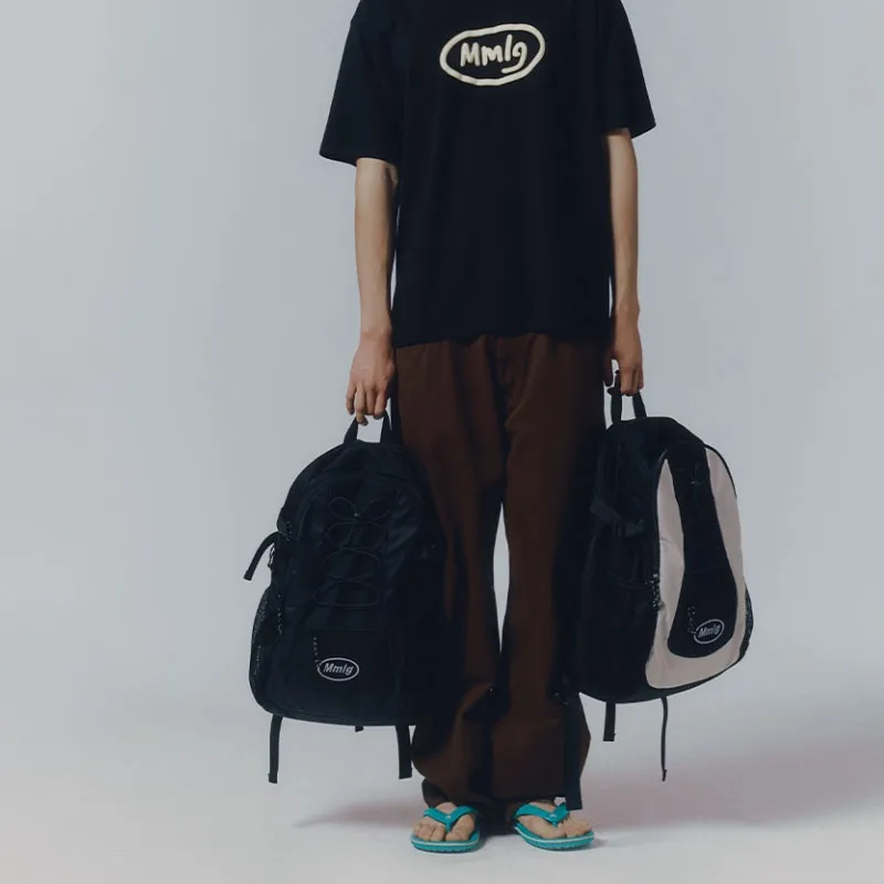 Mmlg SS25 Casual Pants Unisex Brown-3