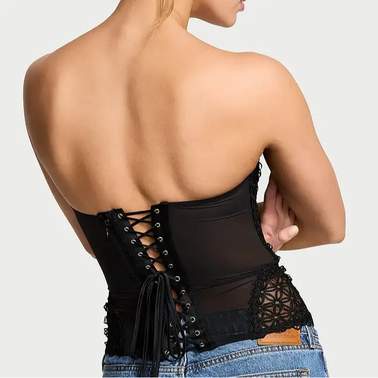 Victoria's Secret Strapless Bra Women's Black-1