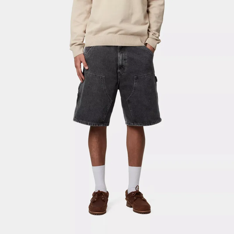 Carhartt WIP Double Knee Smith Denim Shorts-4