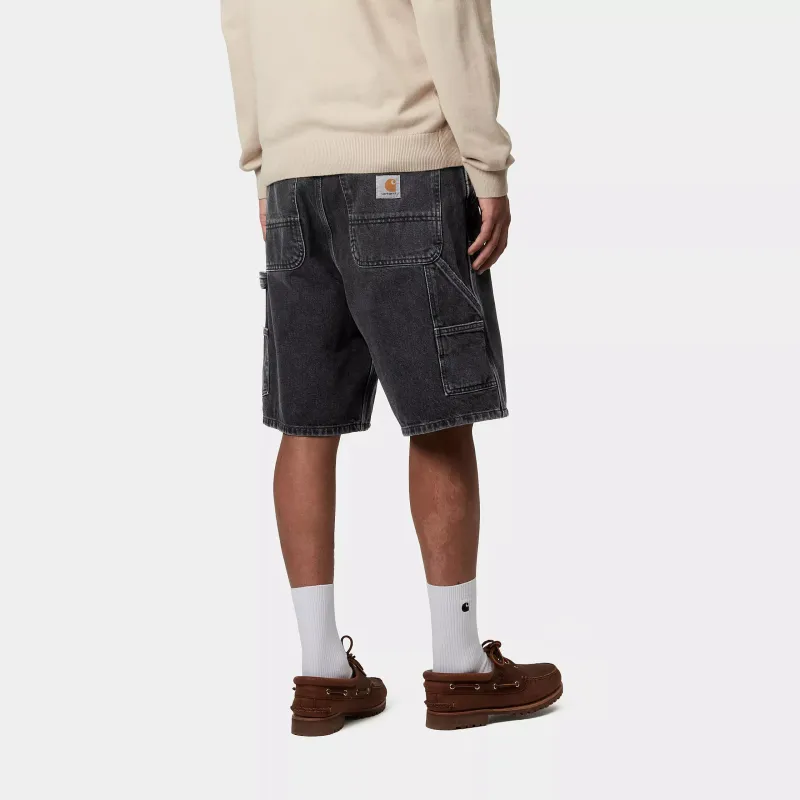 Carhartt WIP Double Knee Smith Denim Shorts-2