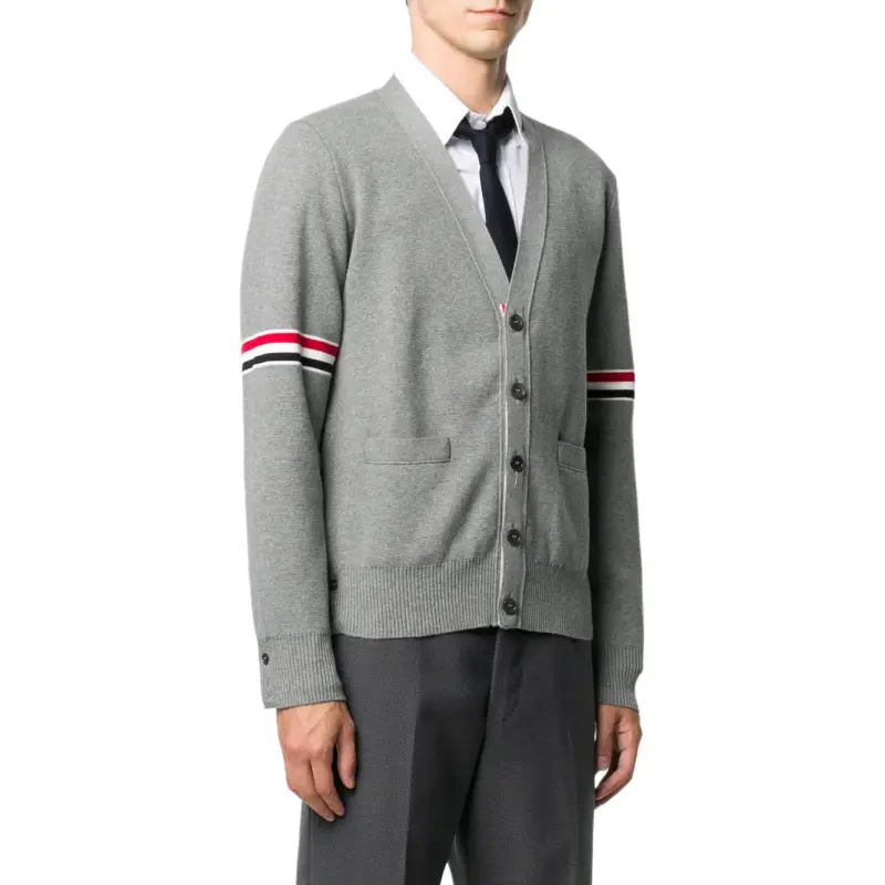 THOM BROWNE Milano Stitch Crew Neck Jumper-2