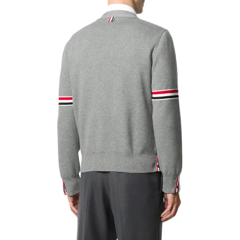 THOM BROWNE Milano Stitch Crew Neck Jumper-3
