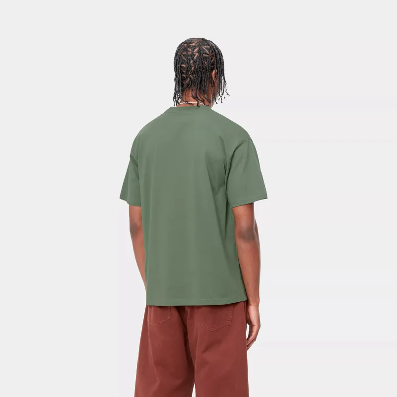 Carhartt WIP FW24 S/S Graphic Works T Shirt T Shirt Unisex Duck Green-2