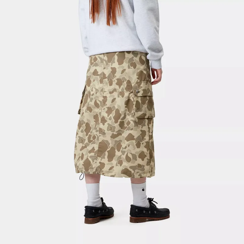 Carhartt WIP W' Casual Long Skirt Women's Camouflage-2