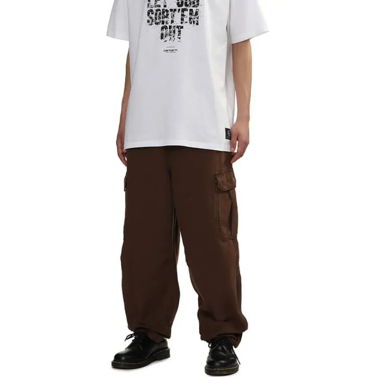 Carhartt WIP FW24 Cargo Pants Men's Coffee-2
