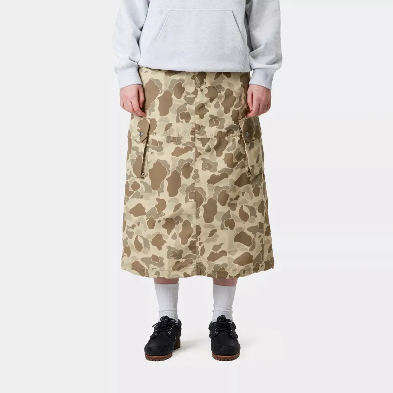 Carhartt WIP W' Casual Long Skirt Women's Camouflage-4