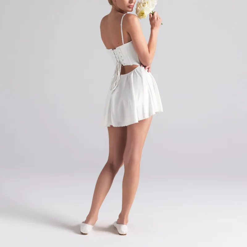 Skims Slip Dresses Women's Ivory/Ivory-2