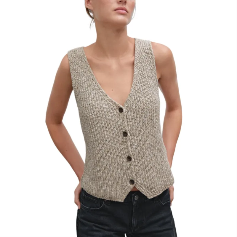 Massimo Dutti Tank Top Women's Green-3