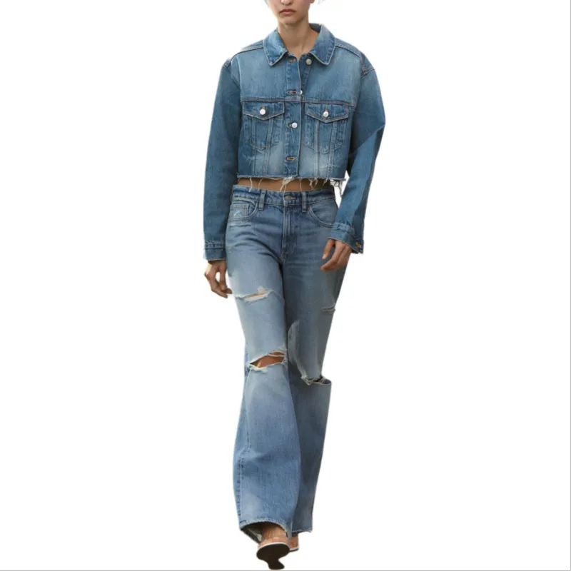 ZARA Trf Jeans Women's Blue-3