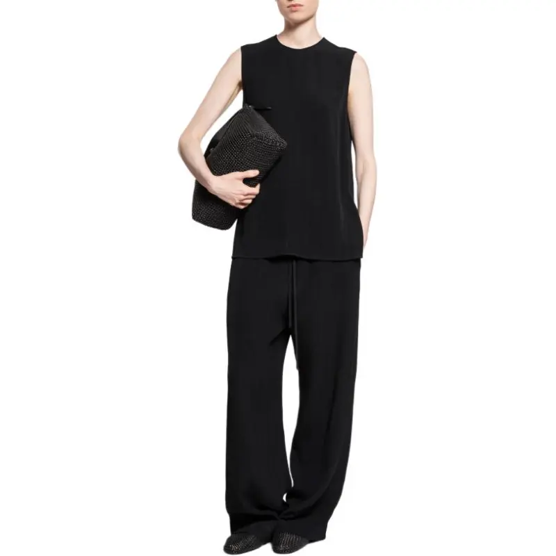 TOTEME Tank Tops Women's Black-3