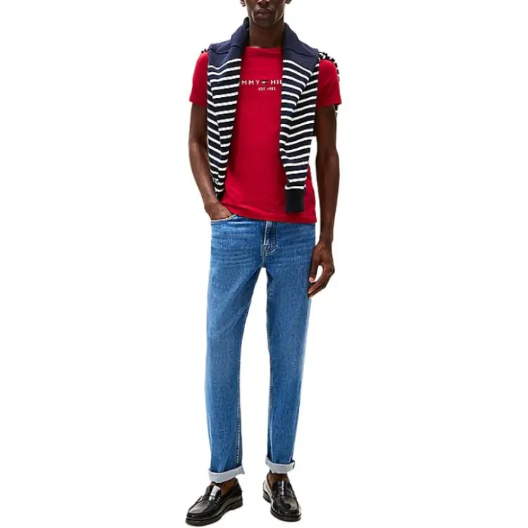 Tommy Hilfiger T Shirt Men's Red-1