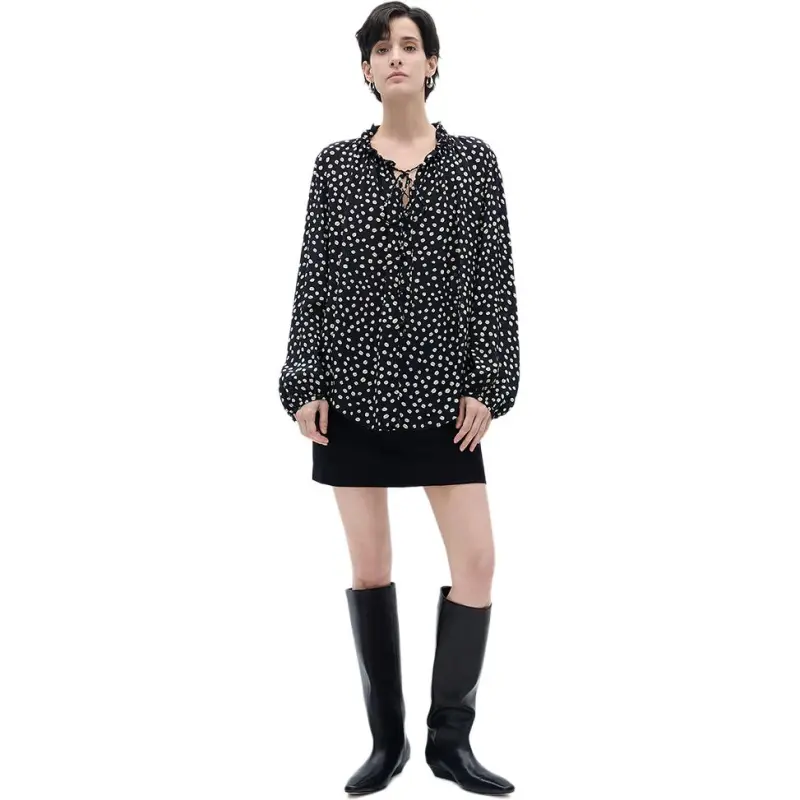 NAWEI Shirts Women's Black-2