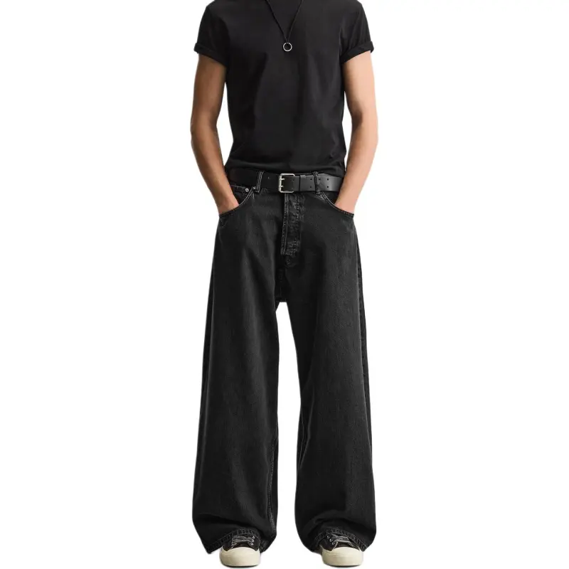 ZARA Jeans Men Black-3