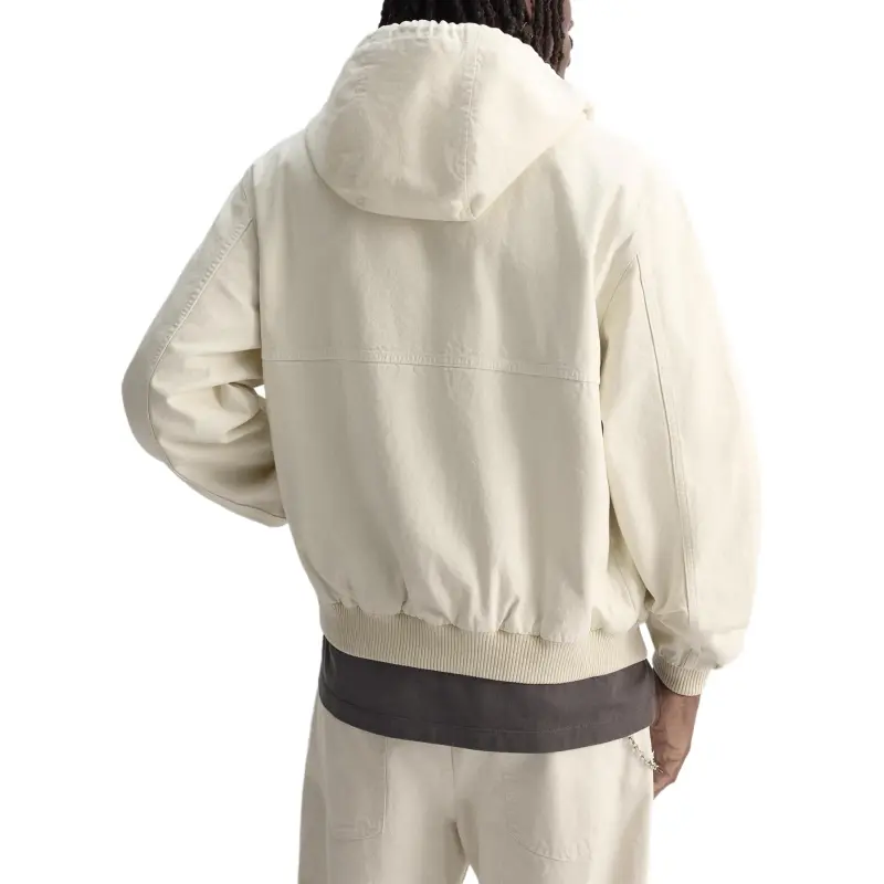 ZARA Jackets & Coats Unisex Oyster White-4