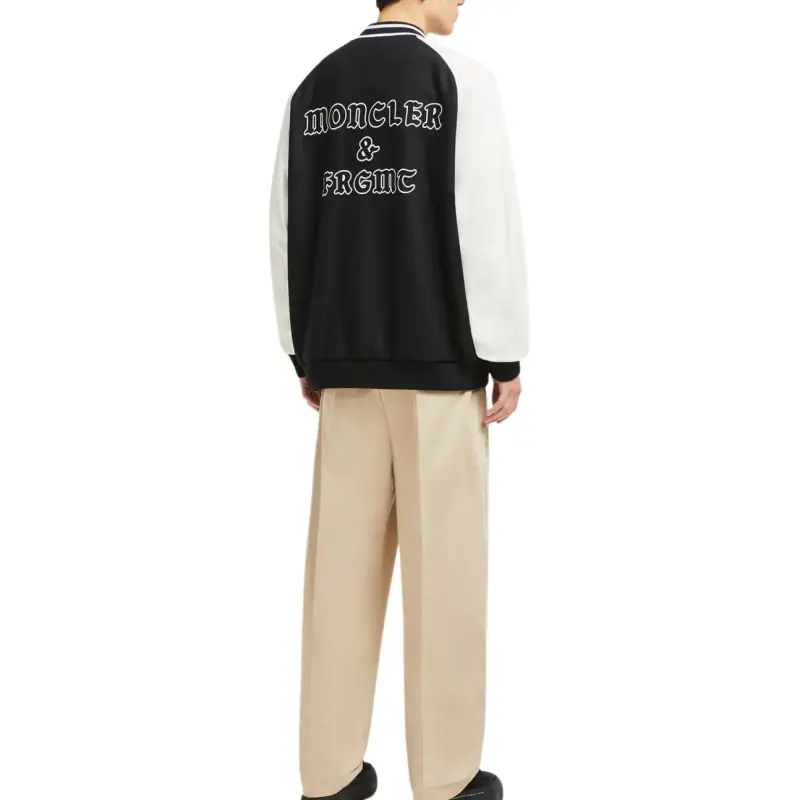 MONCLER GENIUS MONCLER GENIUS X Fujiwara Hiroshi FRGMT Baseball Jacket Men's Black-2
