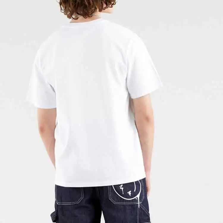 Levis T Shirts Men White-3