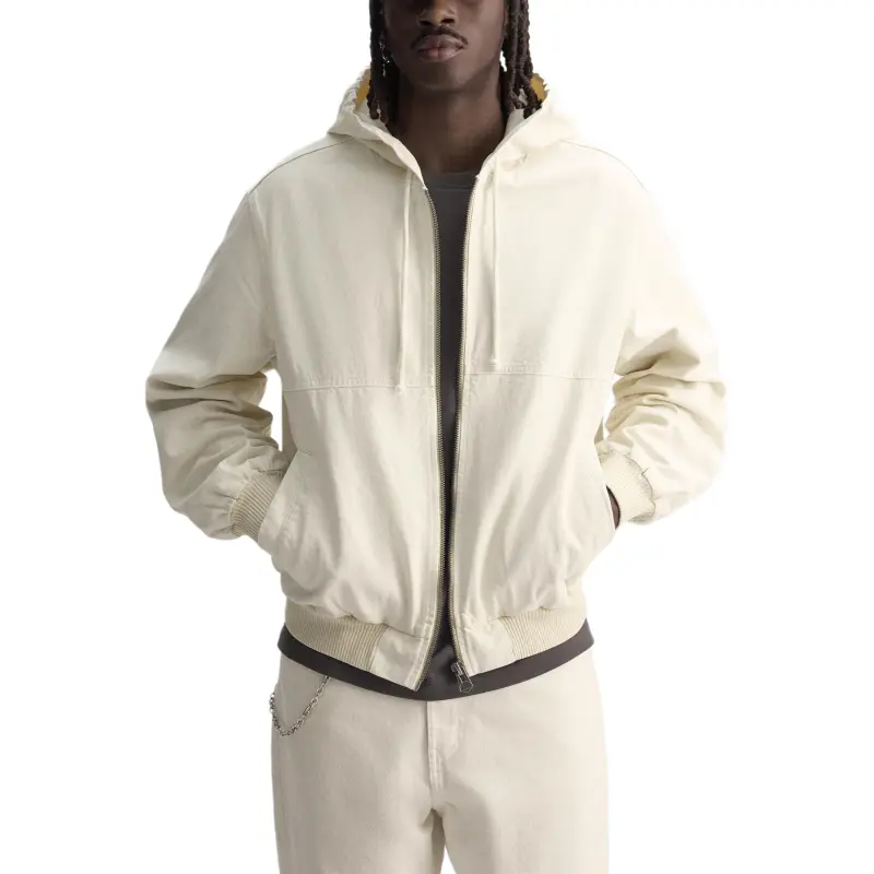 ZARA Jackets & Coats Unisex Oyster White-2