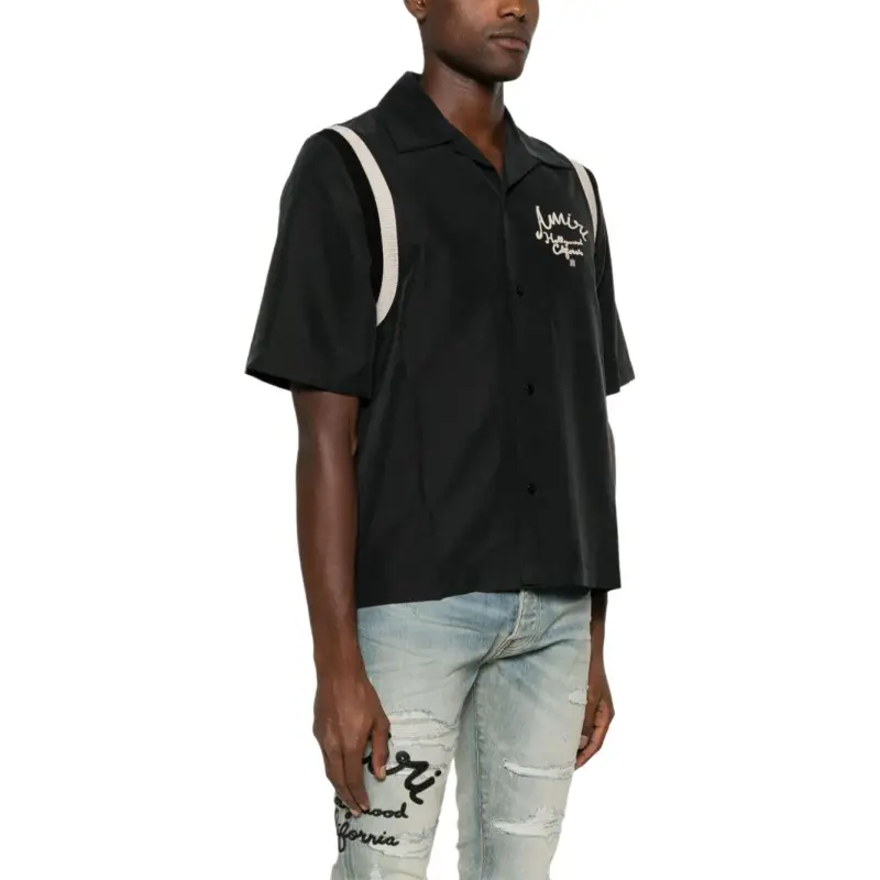 AMIRI Hollywood Logo Embroidered Shirt-2