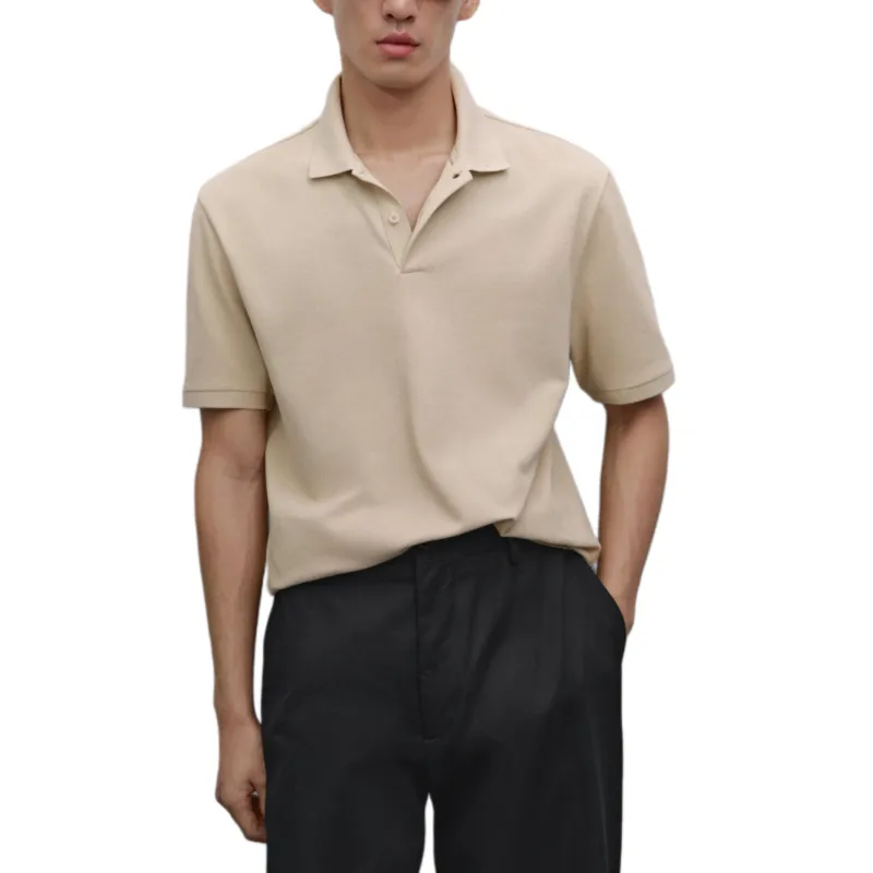 Massimo Dutti Polo Shirt Men's Ecru-2