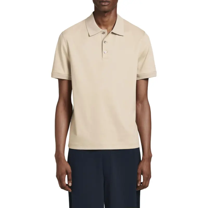 COS Polo Shirts Men Beige-2